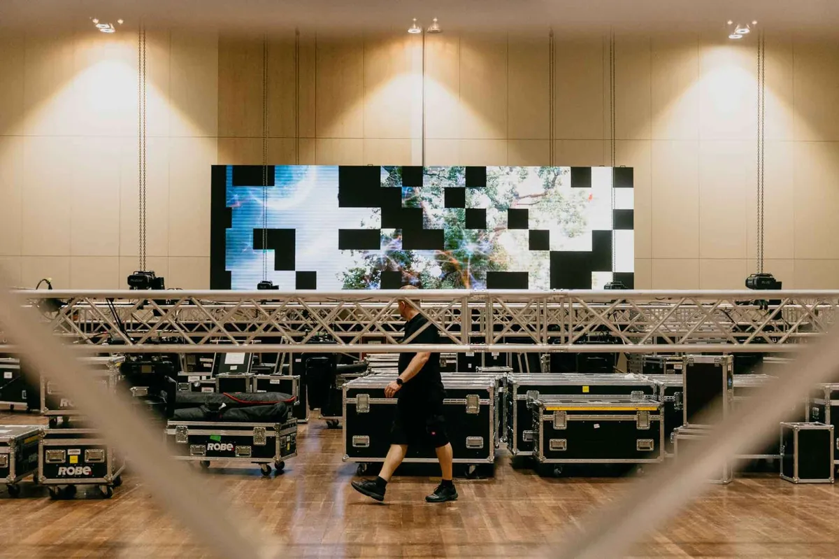 Preparación de evento en Berlín. ©Piña Colada