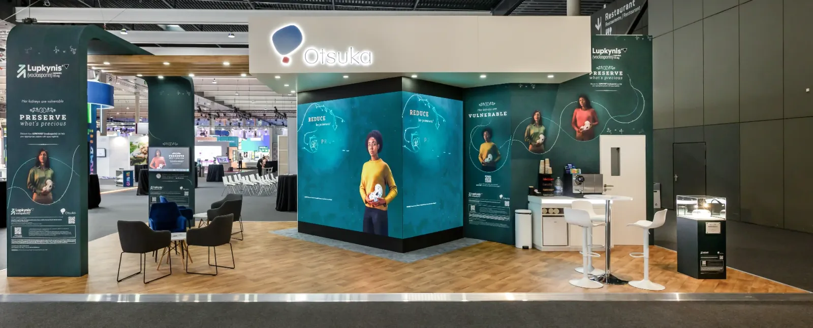 Fotografía de congresos en Barcelona: stand de Otsuka en el congreso EULAR
