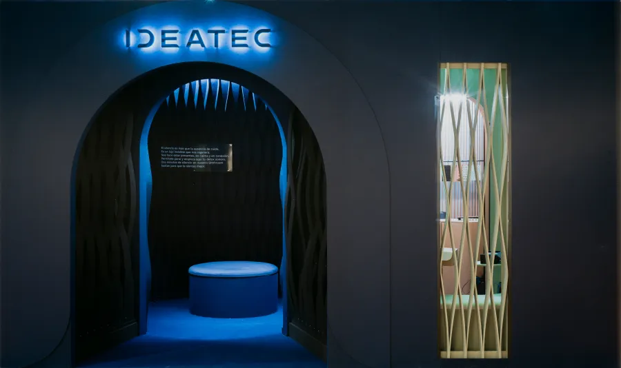 Ideatec stand Interihotel feria diseño acústico Barcelona fotografía corporativa